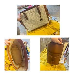 Michael Kors Gilly tote - drawstring sides and in PERFECT condition